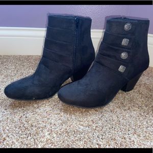 Black dress boots.